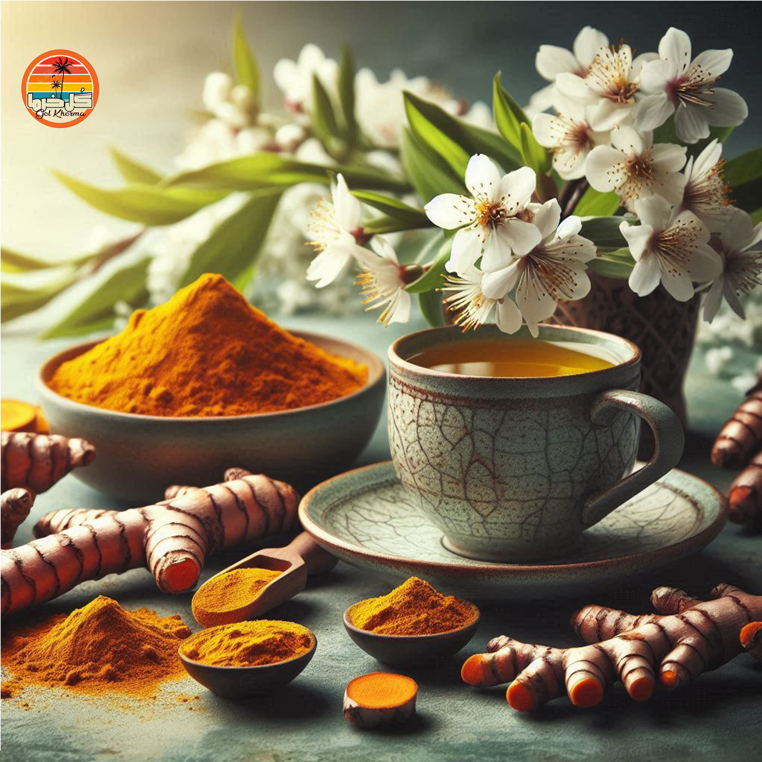 دمنوش زرچوبه وشگفتی های آن